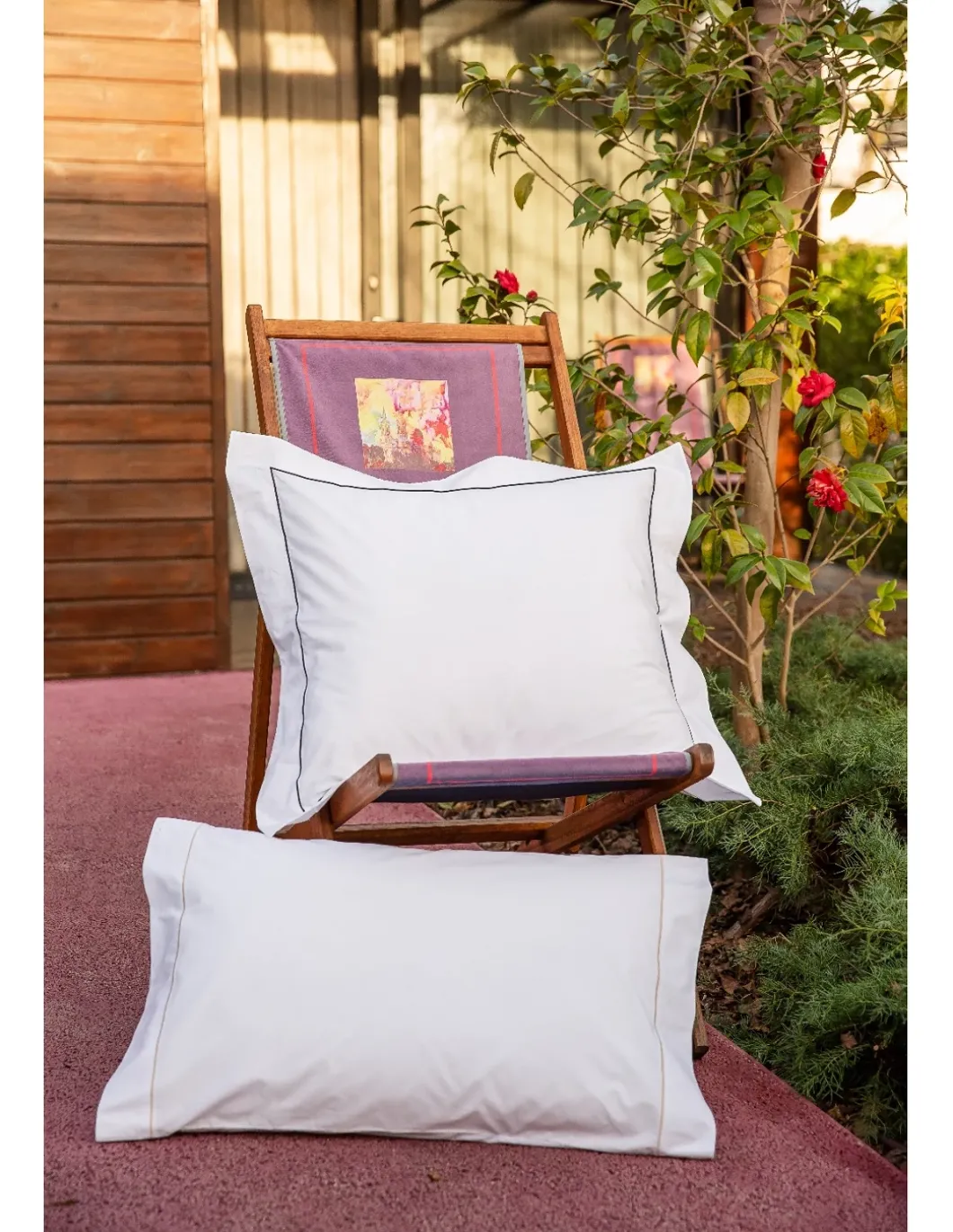 500 FIOS - Fronhas P/ almofadas de dormir 100% algodão cetim branco C/ rolinho