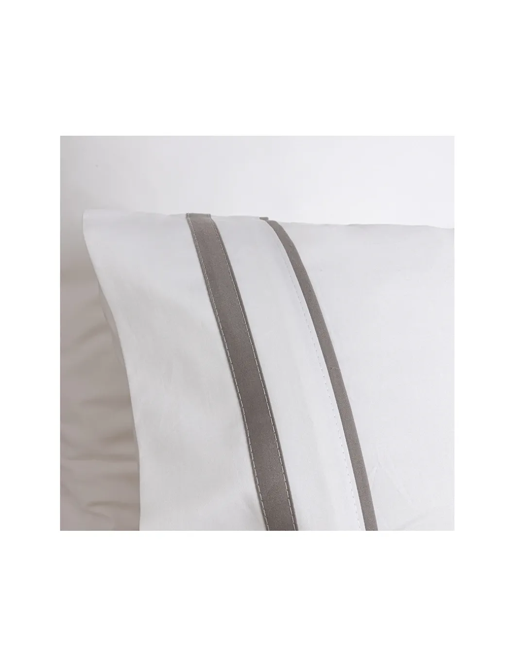 500 Fios - Jogo de lençóis 100% algodão cetim branco - Linea Imperiale