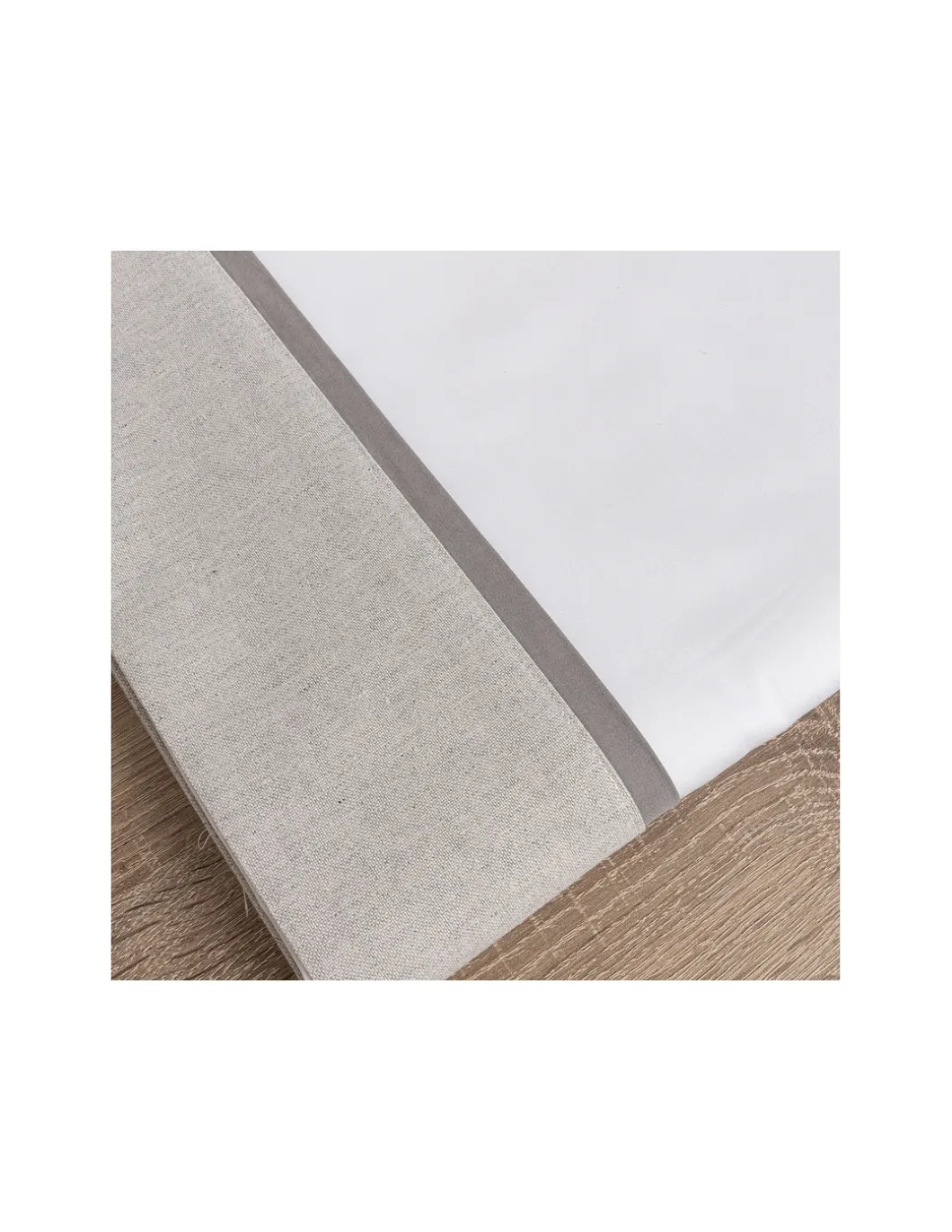 500 Fios - Jogo de lençóis 100% algodão cetim branco - BIANCHERIA II