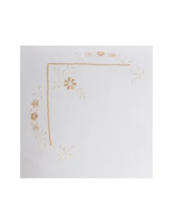 500 Fios - Jogo de lençóis 100% algodão cetim branco -  Lenzuola Ricamate