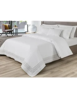 500 Fios - Jogo de lençóis 100% algodão cetim branco