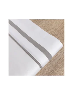 500 Fios - Jogo de lençóis 100% algodão cetim branco -  Linea Imperiale