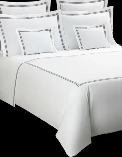 1000 Fios - Jogo de lençóis 100% algodão cetim branco - Rolinho Duplo