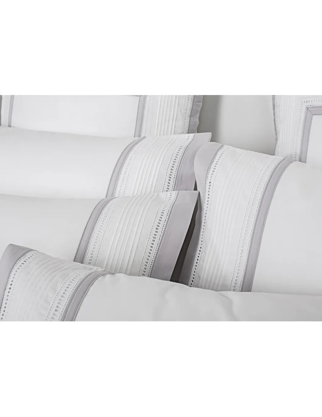 400 fios - Sacos para edredão Paris algodão penteado percal banco