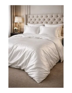 300 Fios - 260x240 cm - saco P/ Edredão - Tecido 100% algodão cetim branco