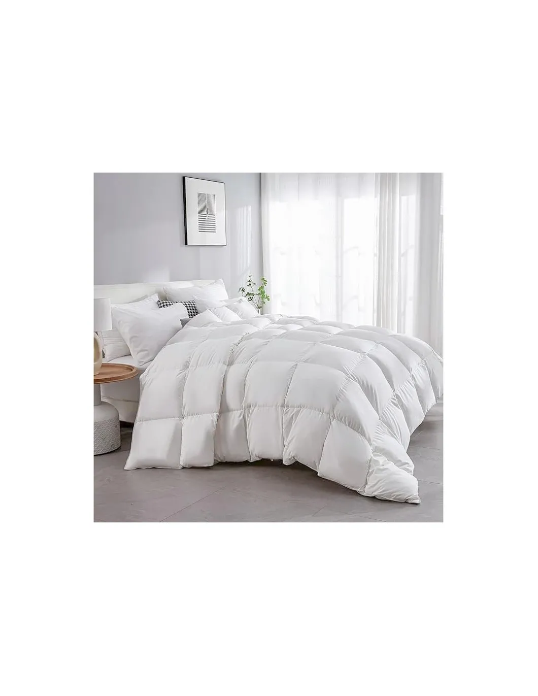 800 fios cetim nórdico inverno - Enchimento lã de ovelha 350 gr./m2