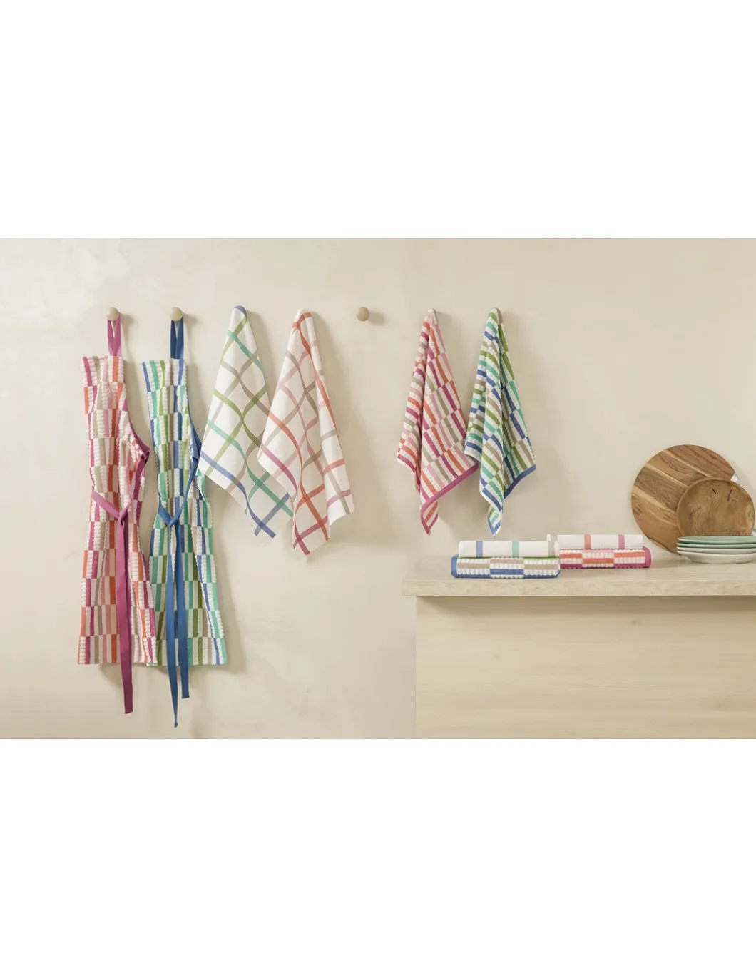 4 Panos de cozinha felpo 50x50 cm - Panos cozinha 100% algodão 440 gr.- BLOCK Lasa Home