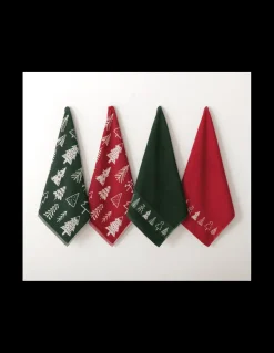 4 Panos de cozinha felpo 50x50 cm - Panos cozinha 100% algodão 440 gr.-  Lasa Home