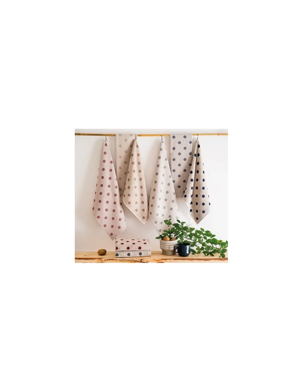 4 Panos de cozinha felpo 50x50 cm - Panos cozinha 100% algodão 440 gr.- SPOT Lasa Home