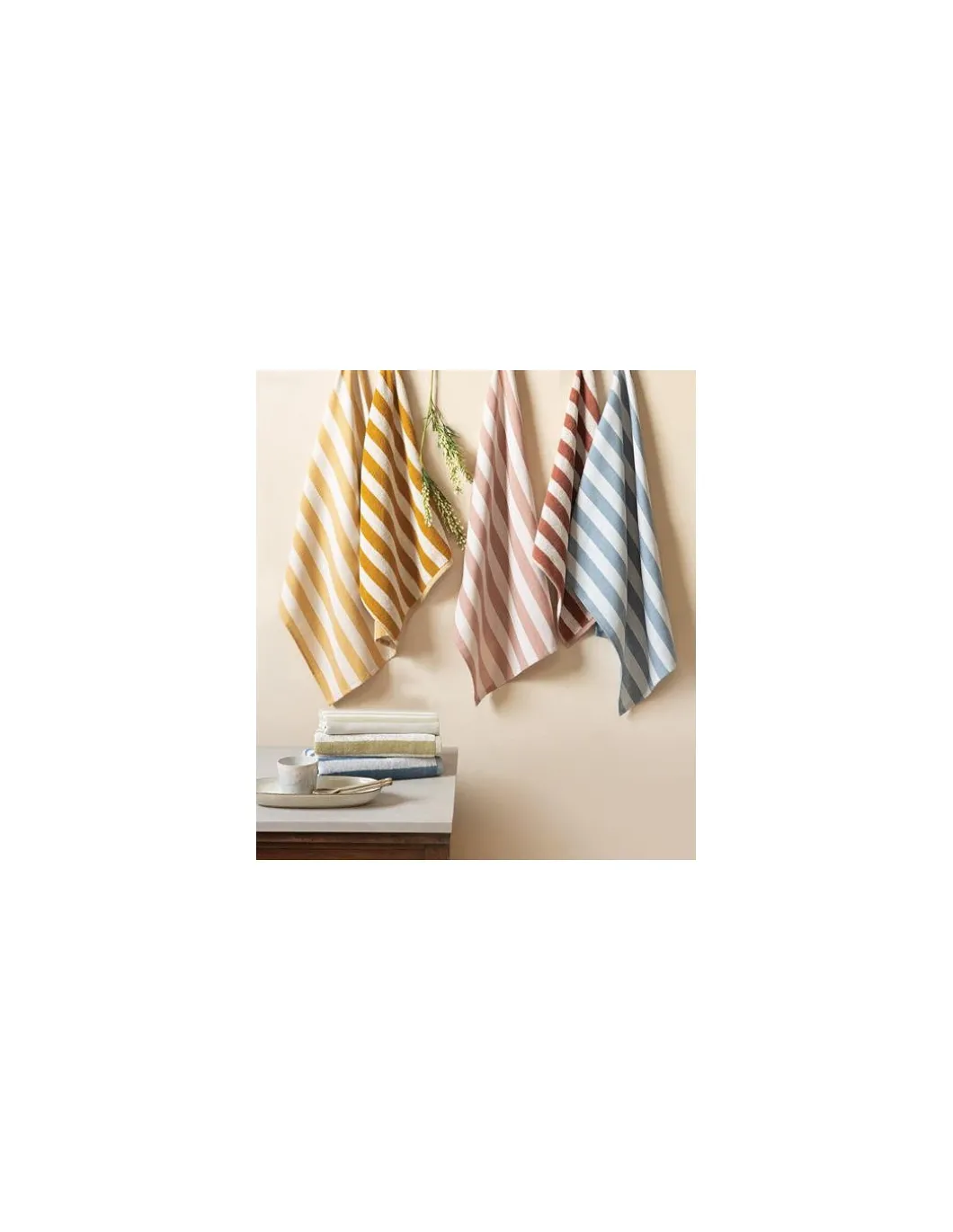 4 Panos de cozinha tela 70x50 cm - Panos cozinha 100% algodão 270 gr.- Pat Effi Lasa Home