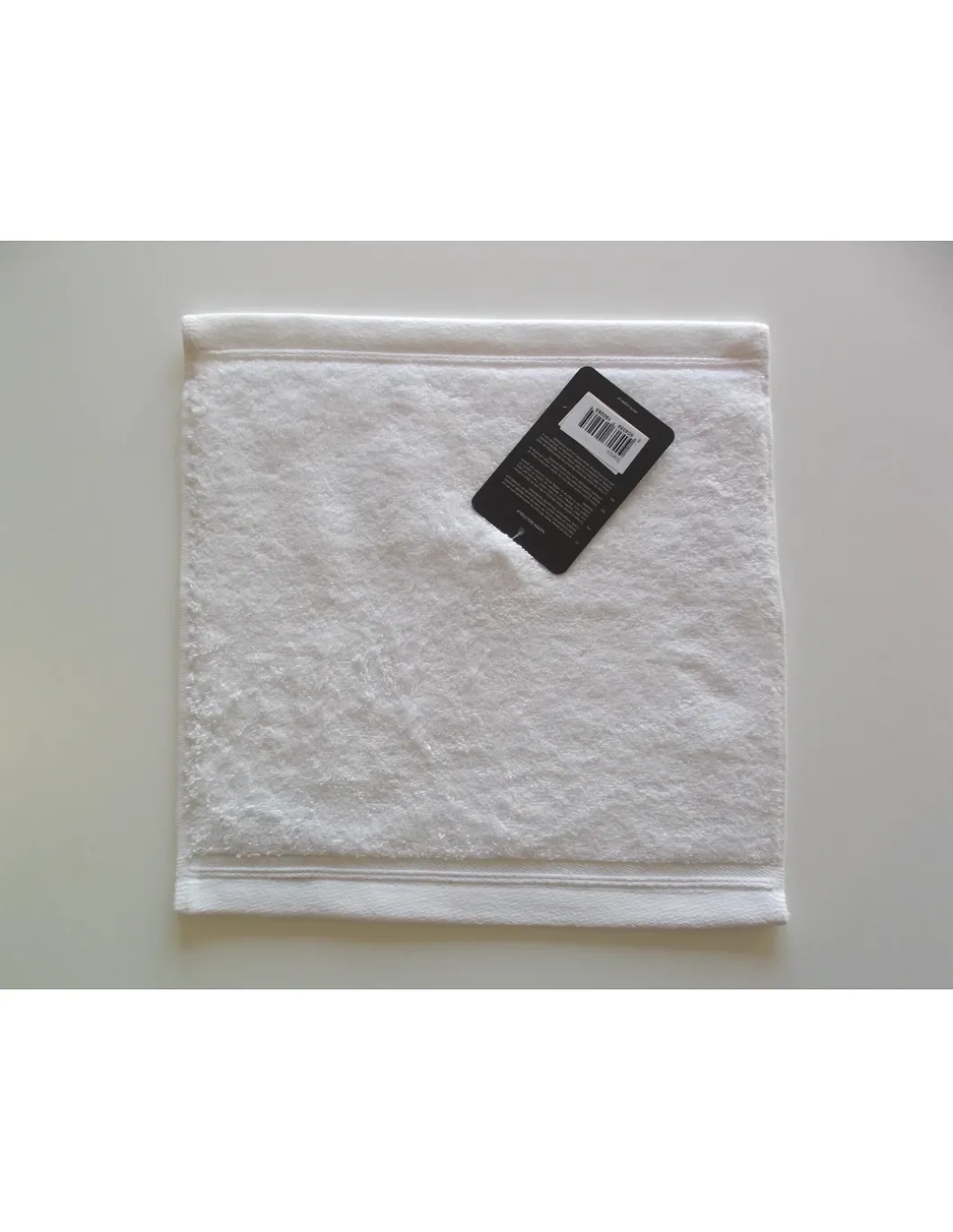 6 toalhas brancas algodão penteado para centros de beleza, spa - 30x30 cm