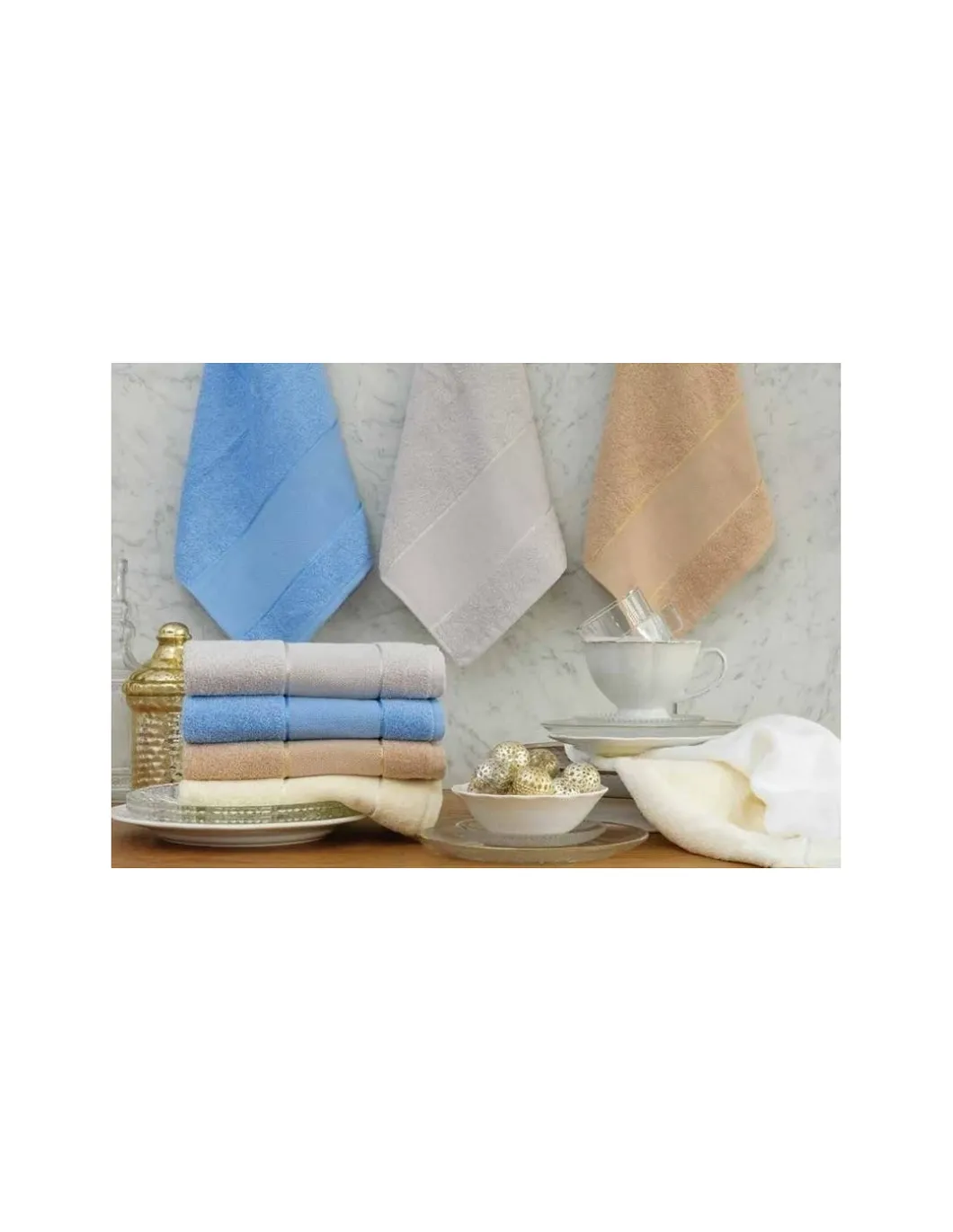 BRANCO 12 Panos de cozinha em felpo para bordar ponto de cruz 50x50 cm com 380 gr./m2