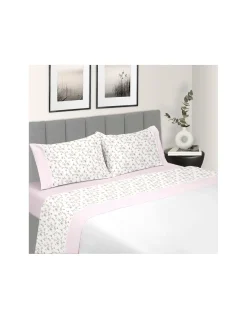 Cama 105 cm - Jogo de lençóis 100% algodão - Casa&Algodão