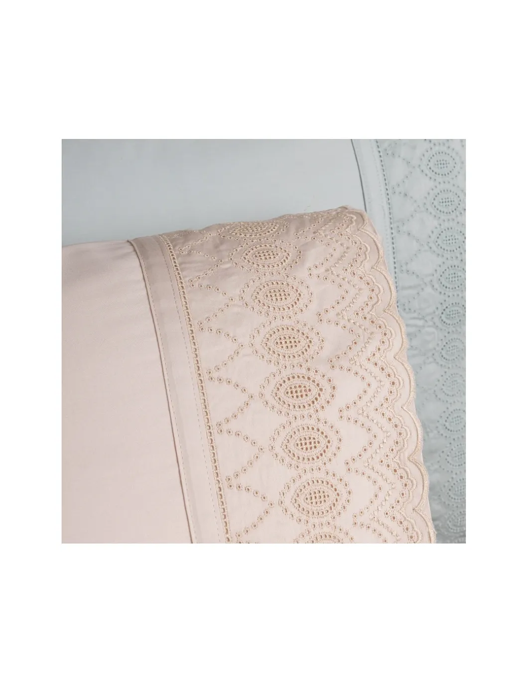 Cama 160x200 cm - Jogo de lençóis 100% algodón cetim 300 fios