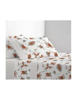 Cama 160x200+30 cm - Jogo de lençóis - Tecido 100% algodão percal 200 fios - Coelima
