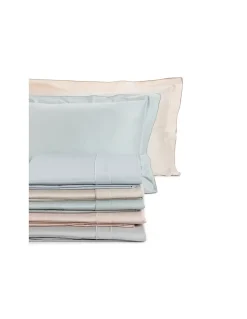 Cama 200x200 cm - Jogo de lençóis 100% algodón cetim 300 fios