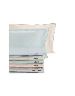 Cama 100x200+30cm - Jogo de lençóis 100% algodón cetim 300 fios