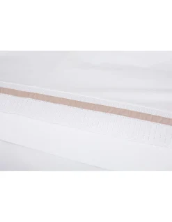 Cetim 500 Fios - Jogos de lençóis cor branco - Premium Roma