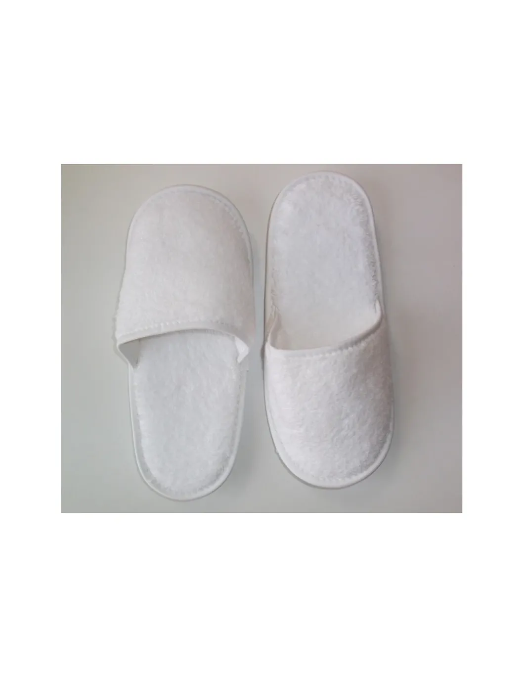 Chinelos de banho para mulher em micro algodão extra suave em branco - Portugal Natura