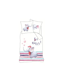 Edredom infantil Elefant - Edredom infantil com almofadas