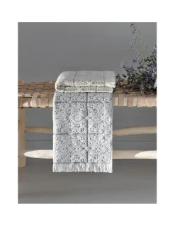 Jogo de 6 toalhas de banho 500 gr./m2 - 100% algodão em jacquard