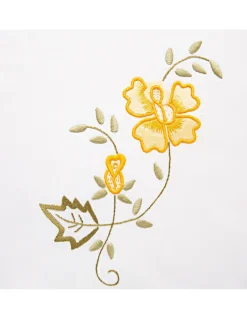 Jogo de Lencóis 240x290 cm bordado a mão - 7 cores à escolha