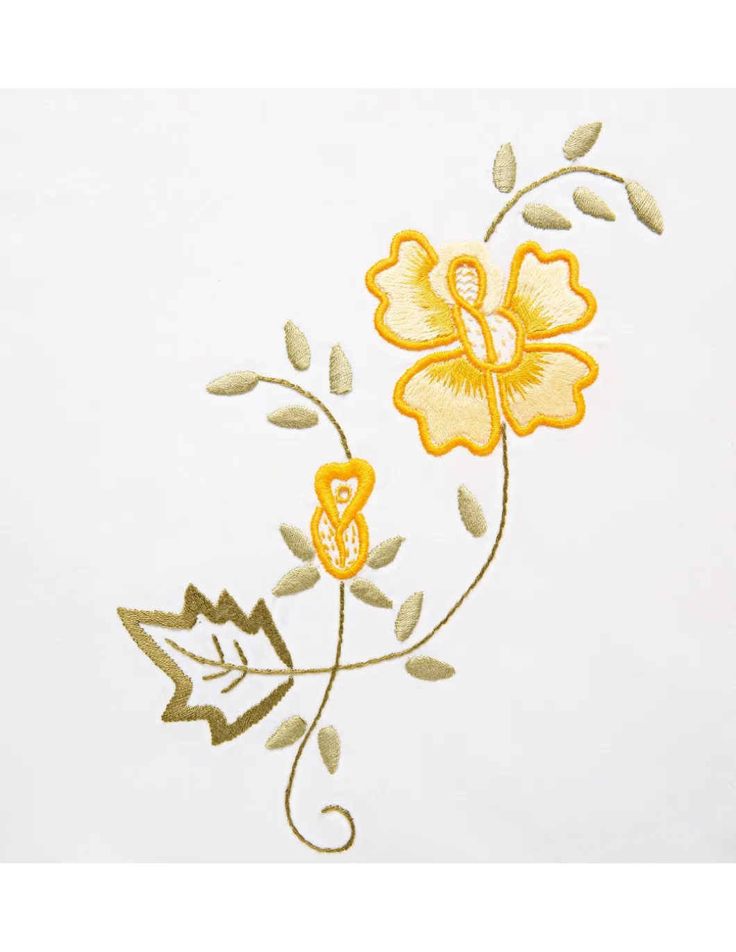 Jogo de Lencóis 240x290 cm bordado a mão - 7 cores à escolha