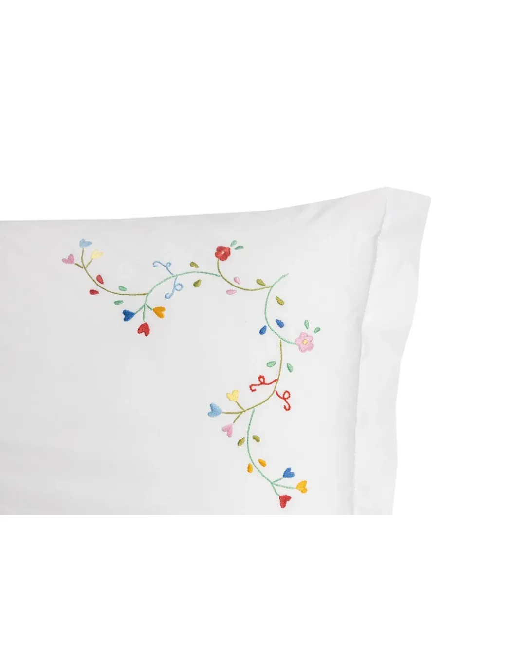 Jogo de lençóis bordados da lixa - 100% algodão percal 200 fios