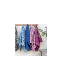 Jogo de toalhas de banho 3 peças 100% algodão 500gr./m2 - PURE STRIPES Lasa Home