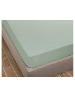 lençol de baixo ajustável 160x200 + 30 cm - Lençol capa cama 160 - Lençol verde algodão percal