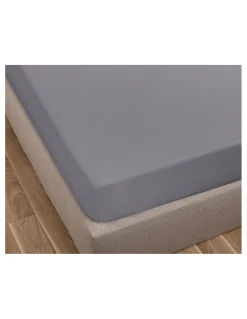 lençol de baixo ajustável 200x200 + 30 cm - Lençol capa cama 200 - Lençol cinza algodão percal