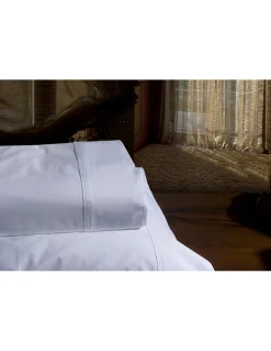 MEDIDAS ESPAÑA - Lençóis 100% algodão branco percal de 200 fios