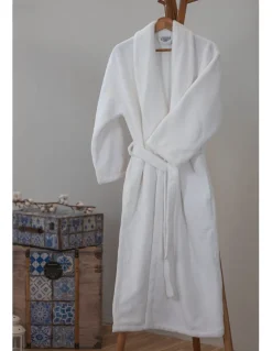 S - M - L - XL -  10 Robes C/ gola 100% algodão cor branco C/ 430 GR./m2 laminado
