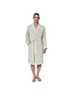 S/M - Roupão de banho Devilla 83% algodão 17% linho