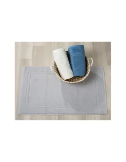 Tapetes de banho 100% algodão em cinza pérola qualidade premium 1.000 gr./m2