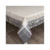 Toalha de Mesa de 1x1 metro 100% algodão jacquard - Toalha para mesa 90x90 cm