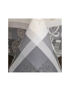 Toalha de Mesa de 1x1 metro 100% algodão jacquard - Toalha para mesa 90x90 cm