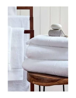 Toalhas brancas jacquard veludo - 500 gr/m2 - 100% algodão