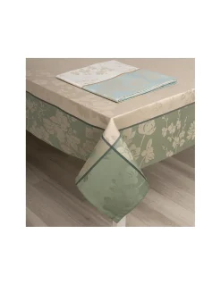 Toalhas de mesa anti nódoas 100% algodão - FRESIA VERDE da Fateba