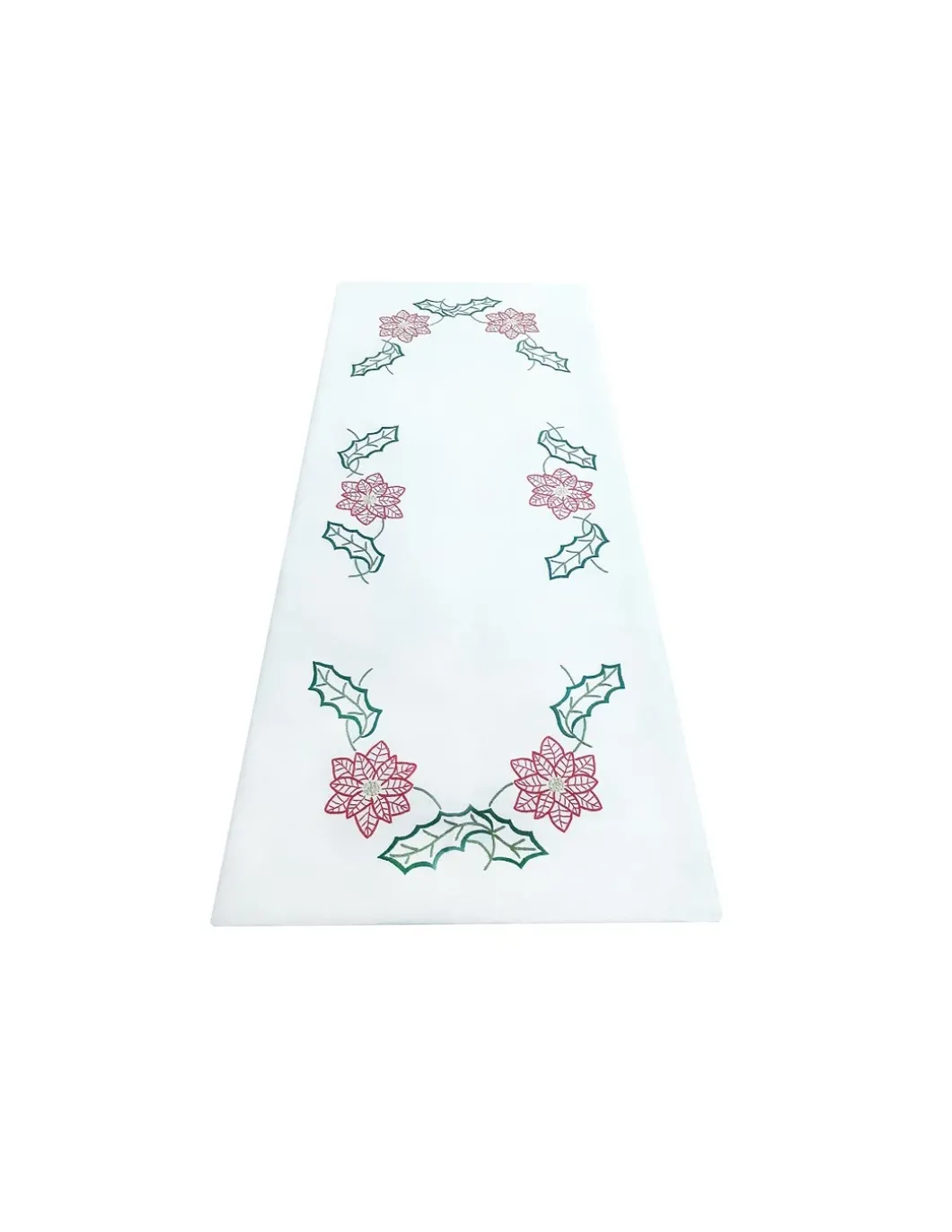 Toalhas de mesa de linho bordada a mão - Toalha de mesa de natal - Bordados da Lixa