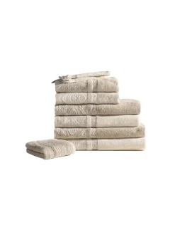 Toalhas nature em algodão natural e linho natural