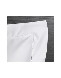 260x240 cm - 600 Fios - Jogo de saco P/ Edredão - Tecido 100% algodão cetim branco