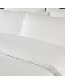 300x260 cm - 400 Fios - Jogo de saco P/ Edredão - Tecido 100% algodão percal branco