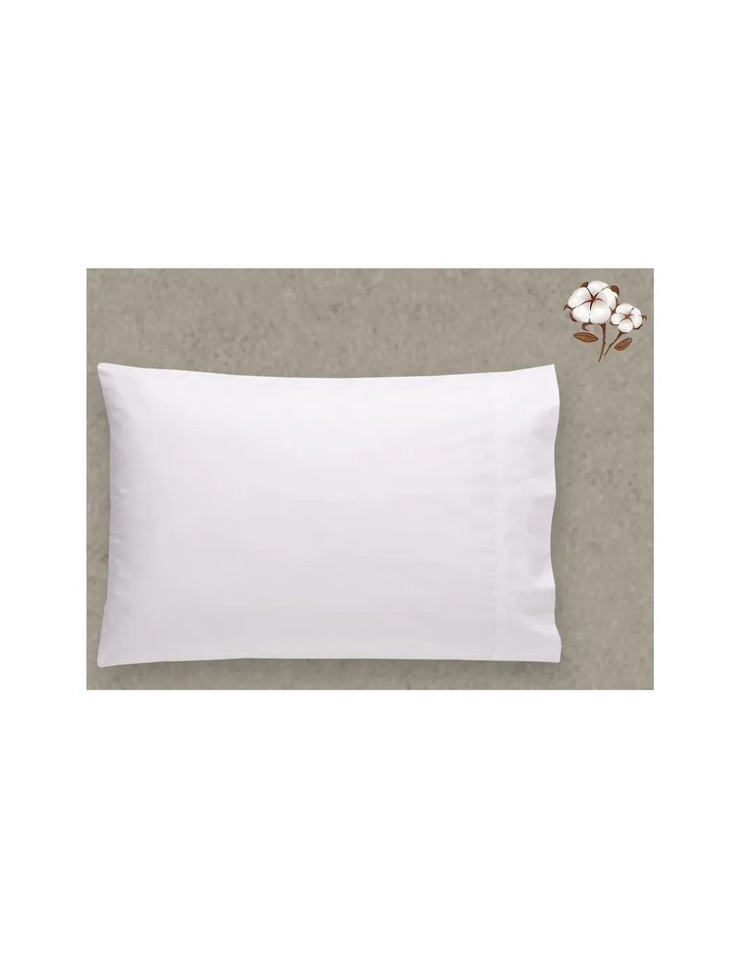 50X70 cm - 2 Fronhas P/ almofadas de dormir - 50/50 Algodão 180 fios