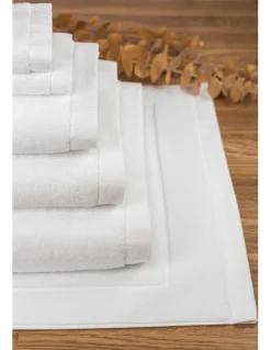 32x32 cm - 48 Toalhas Brancas 100% algodão penteado torcido 550 gr.