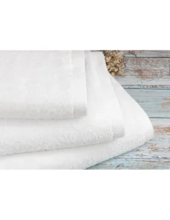 30x50 cm - 48 Toalhas Brancas 100% algodão fio singelo 550 gr.