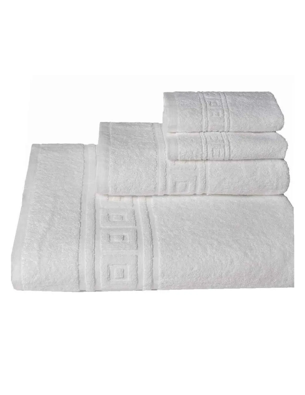 50x100 cm / 60 toalhas brancas hotelaria 100% algodão fio duplo torcido