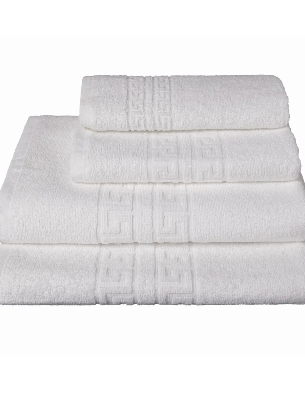 30x50 cm / 48 toalhas brancas hotelaria 100% algodão fio convencional duplo torcido