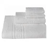30x50 cm / 48 toalhas brancas para hotelaria 100% algodão  fio duplo torcido convencional