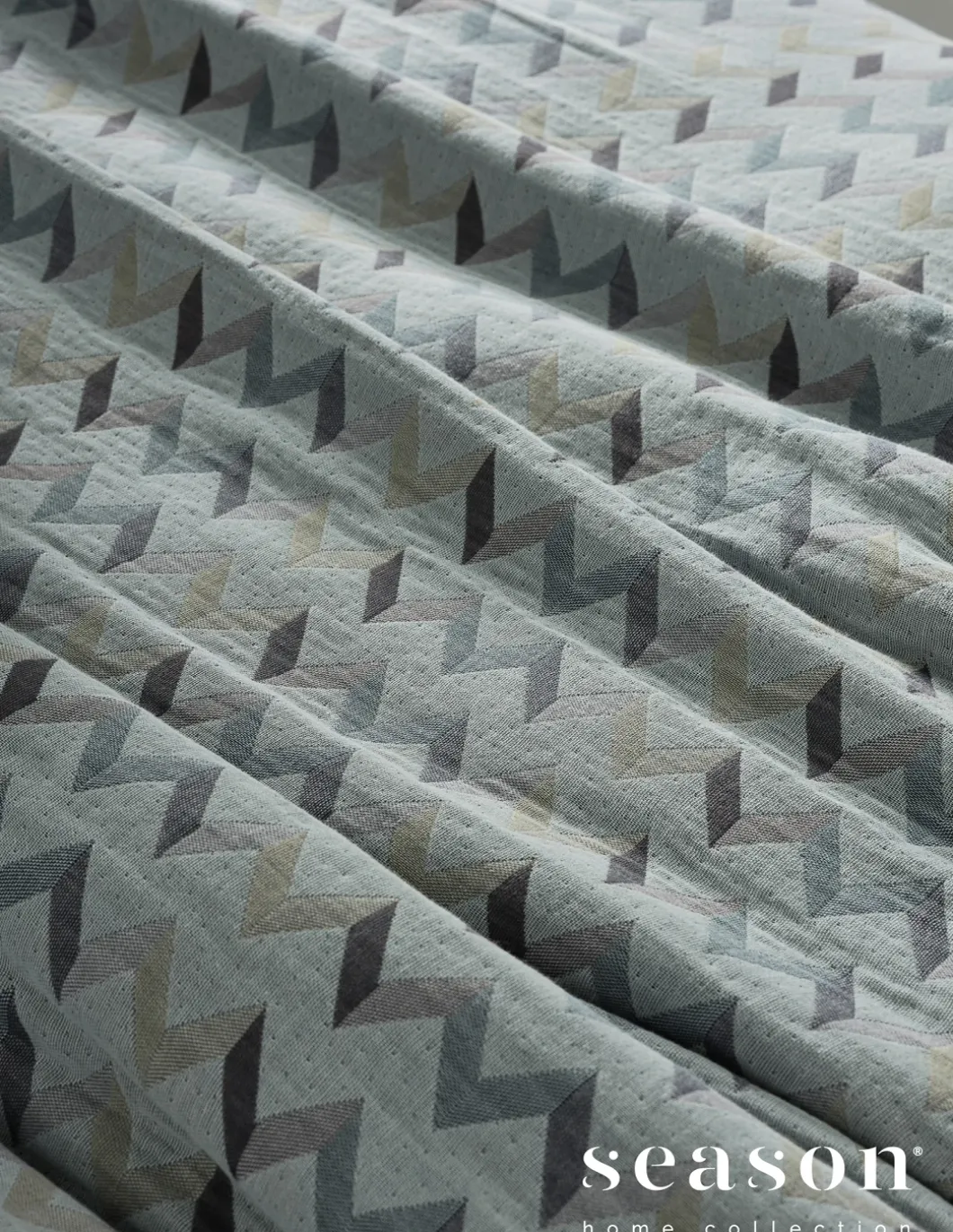 270x270 cm - Colcha verão Ref. Refresh / 100% algodão Jacquard